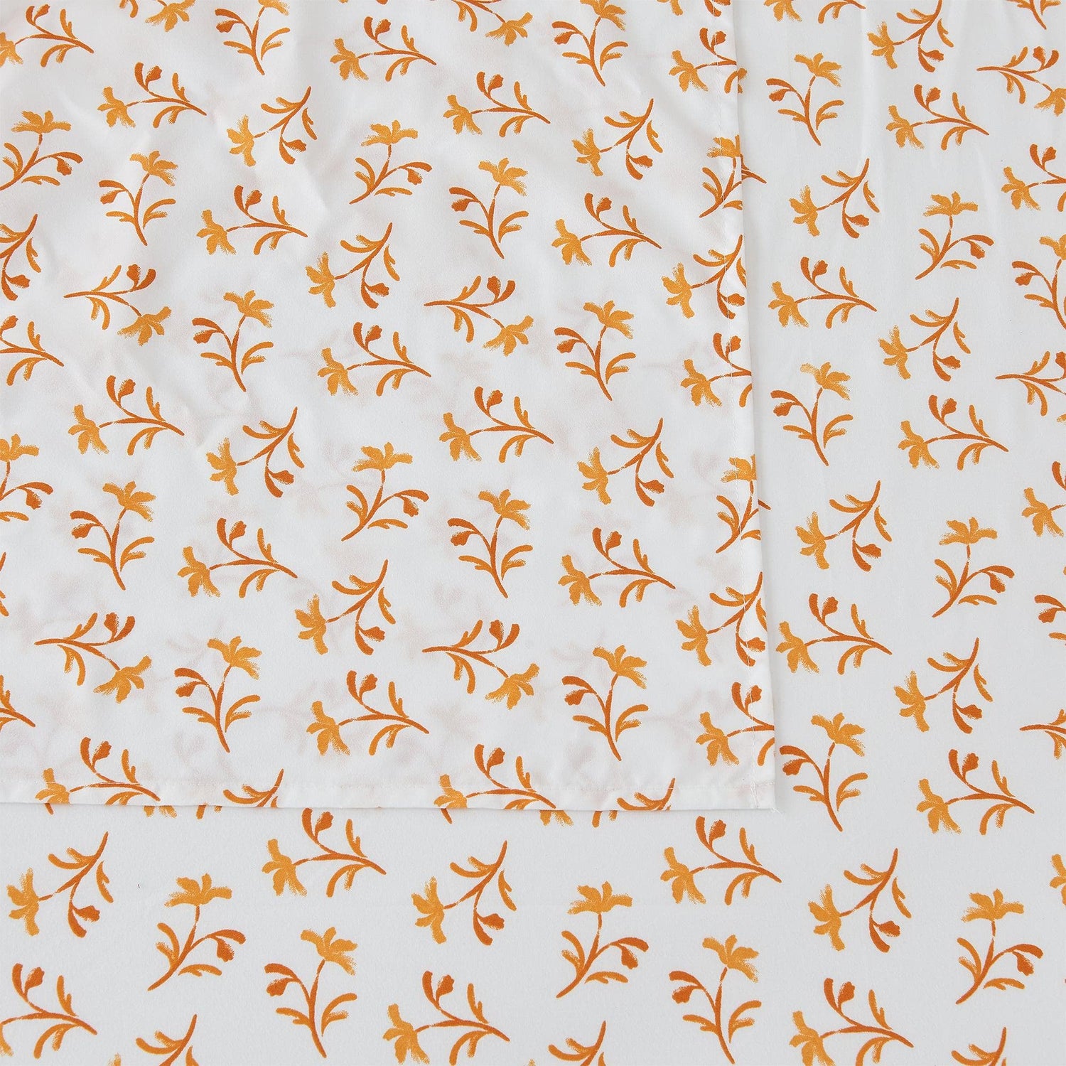 4 Piece Watercolor Floral Microfiber Sheet - Delia Collection