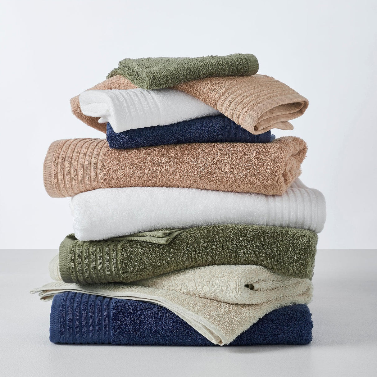 4 Pack Cotton Bath Towels - Kasper Collection