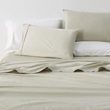 Great Bay Home Bed Sheets 100% Cotton Sateen Sheet Set - Rosalia Collection 100% Cotton Sateen Sheet Set