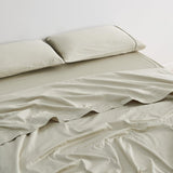 Great Bay Home Bed Sheets 100% Cotton Sateen Sheet Set - Rosalia Collection 100% Cotton Sateen Sheet Set