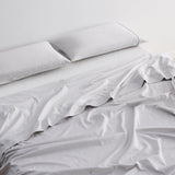 Great Bay Home Bed Sheets 100% Cotton Sateen Sheet Set - Rosalia Collection 100% Cotton Sateen Sheet Set