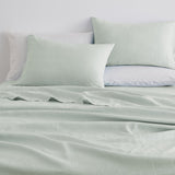 Great Bay Home Bed Sheets 100% European Flax Linen Sheet Set 100% European Flax Linen Sheet Set