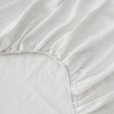 Great Bay Home Bed Sheets 100% European Flax Linen Sheet Set 100% European Flax Linen Sheet Set