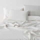 Great Bay Home Bed Sheets 100% European Flax Linen Sheet Set 100% European Flax Linen Sheet Set