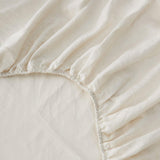 Great Bay Home Bed Sheets 100% European Flax Linen Sheet Set 100% European Flax Linen Sheet Set
