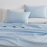 Great Bay Home Bed Sheets 100% European Flax Linen Sheet Set 100% European Flax Linen Sheet Set
