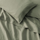 Great Bay Home Bed Sheets 100% European Flax Linen Sheet Set 100% European Flax Linen Sheet Set