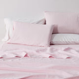 Great Bay Home Bed Sheets 100% European Flax Linen Sheet Set 100% European Flax Linen Sheet Set
