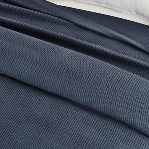 100% Cotton Small Waffle Weave Blanket - Hazel Collection