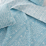 Blue Floral Quilt Set - Senna Collection