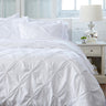 3-Piece Pintuck Duvet Cover - Analia Collection