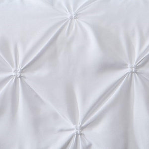 3-Piece Pintuck Duvet Cover - Analia Collection