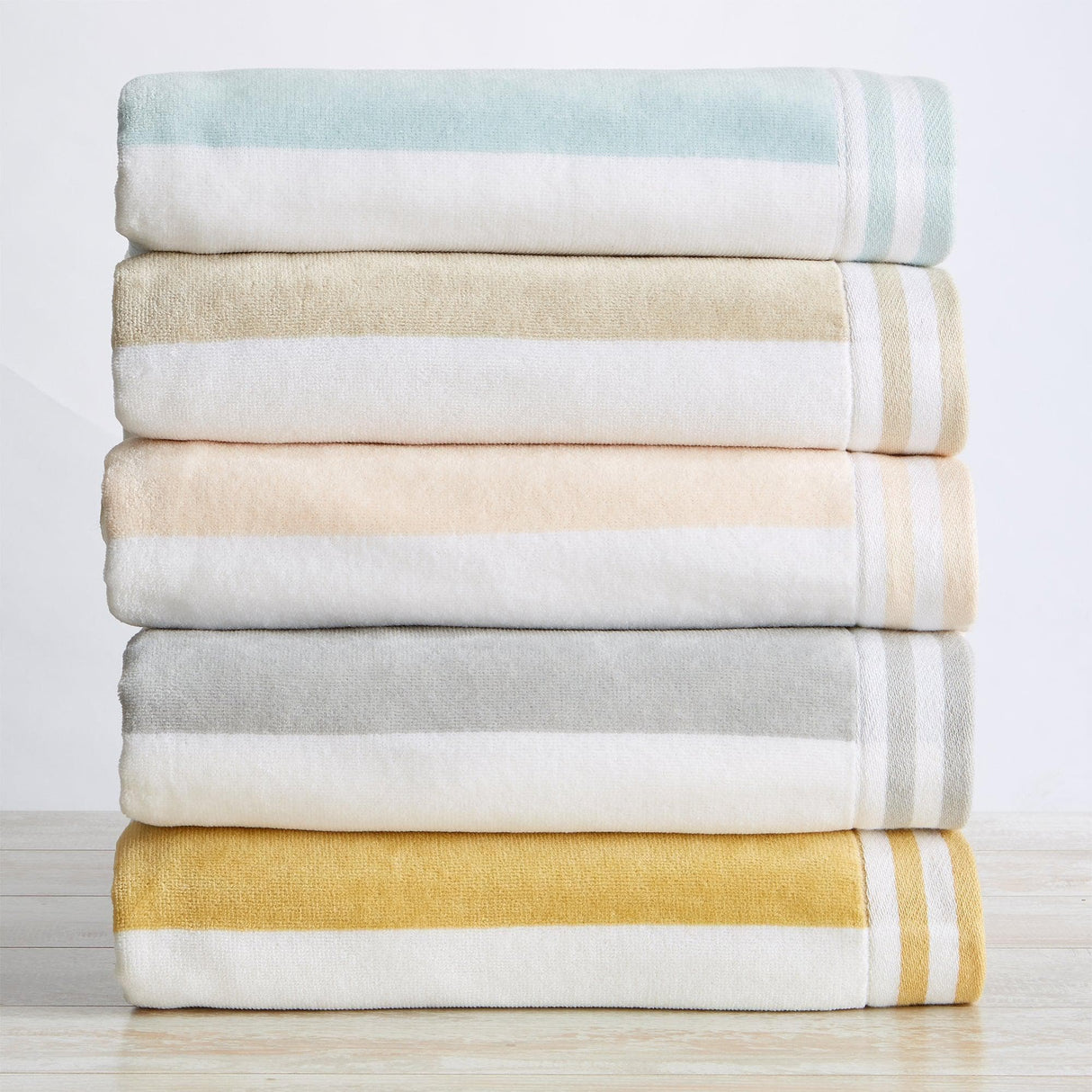 Oversized Striped Cabana Beach Towel - Edgartown Collection
