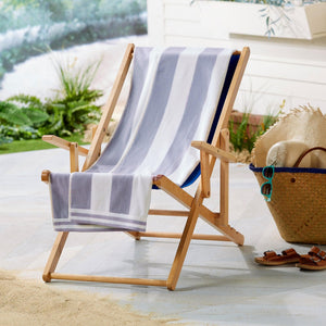 Oversized Striped Cabana Beach Towel - Edgartown Collection
