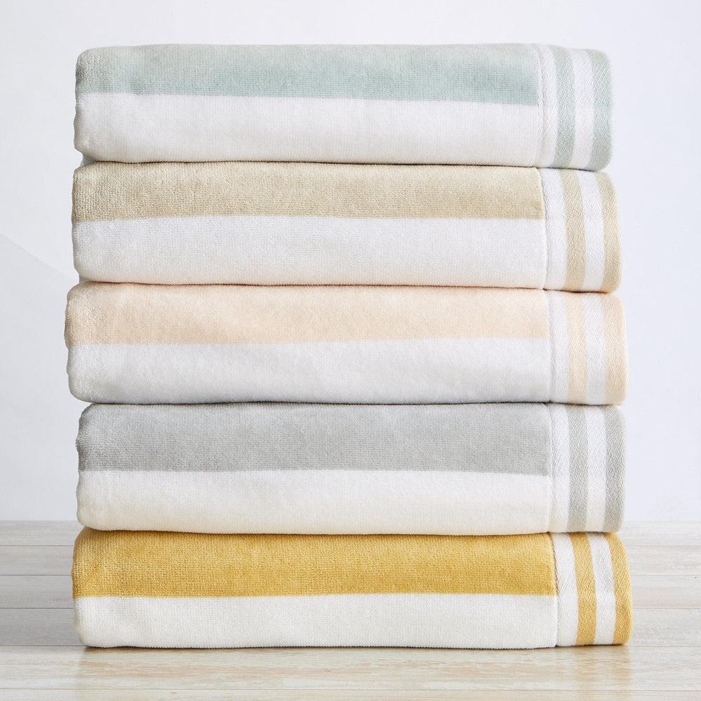 Oversized Striped Cabana Beach Towel - Edgartown Collection