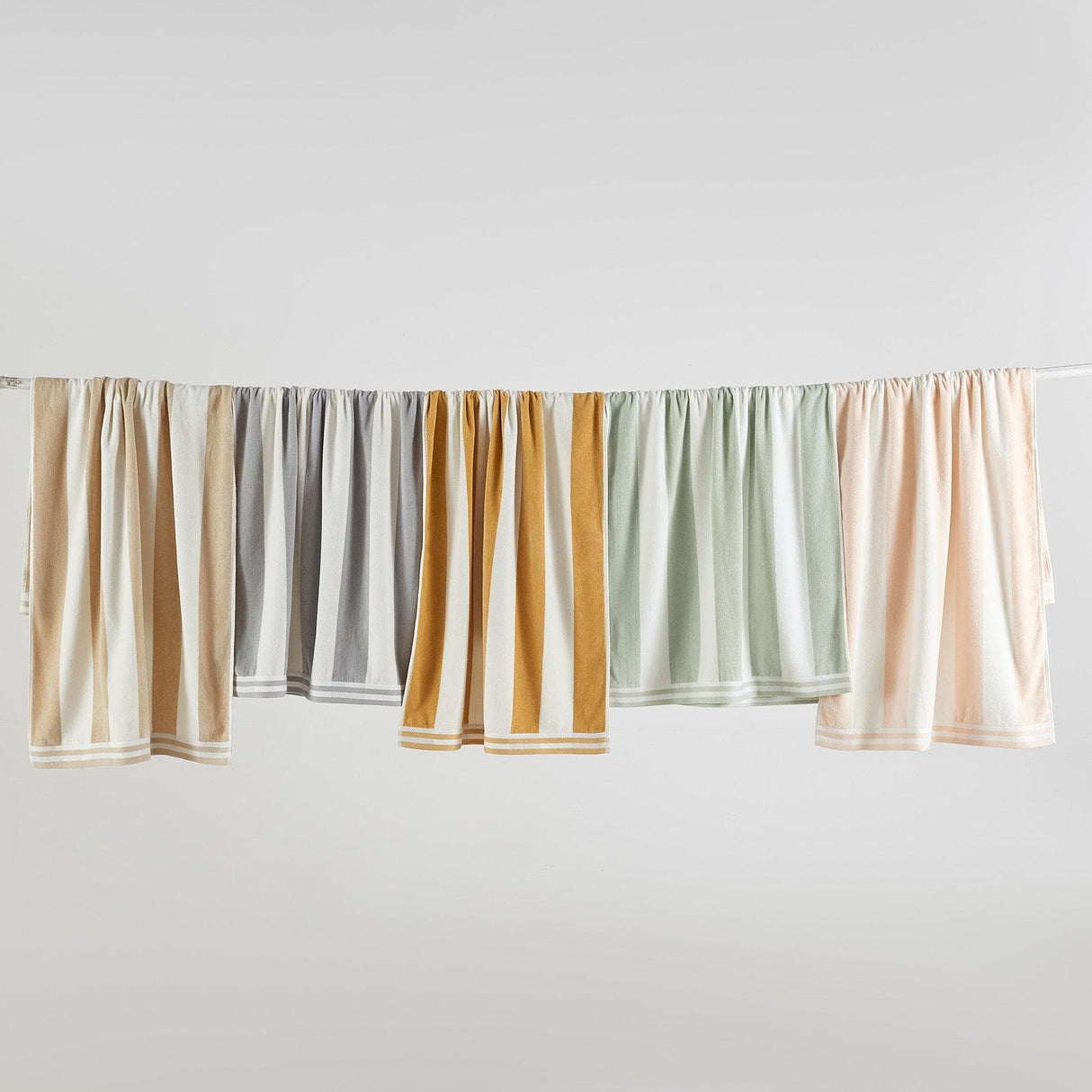 Oversized Striped Cabana Beach Towel - Edgartown Collection