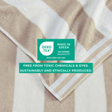 Oversized Striped Cabana Beach Towel - Edgartown Collection