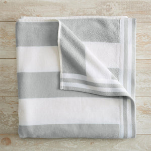 Oversized Striped Cabana Beach Towel - Edgartown Collection