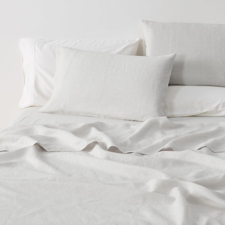 Great Bay Home Pillow Shams King / Cloud 100% Pima Cotton Percale Pillowcase Sham Set 100% Pima Cotton Percale Pillowcase Sham Set