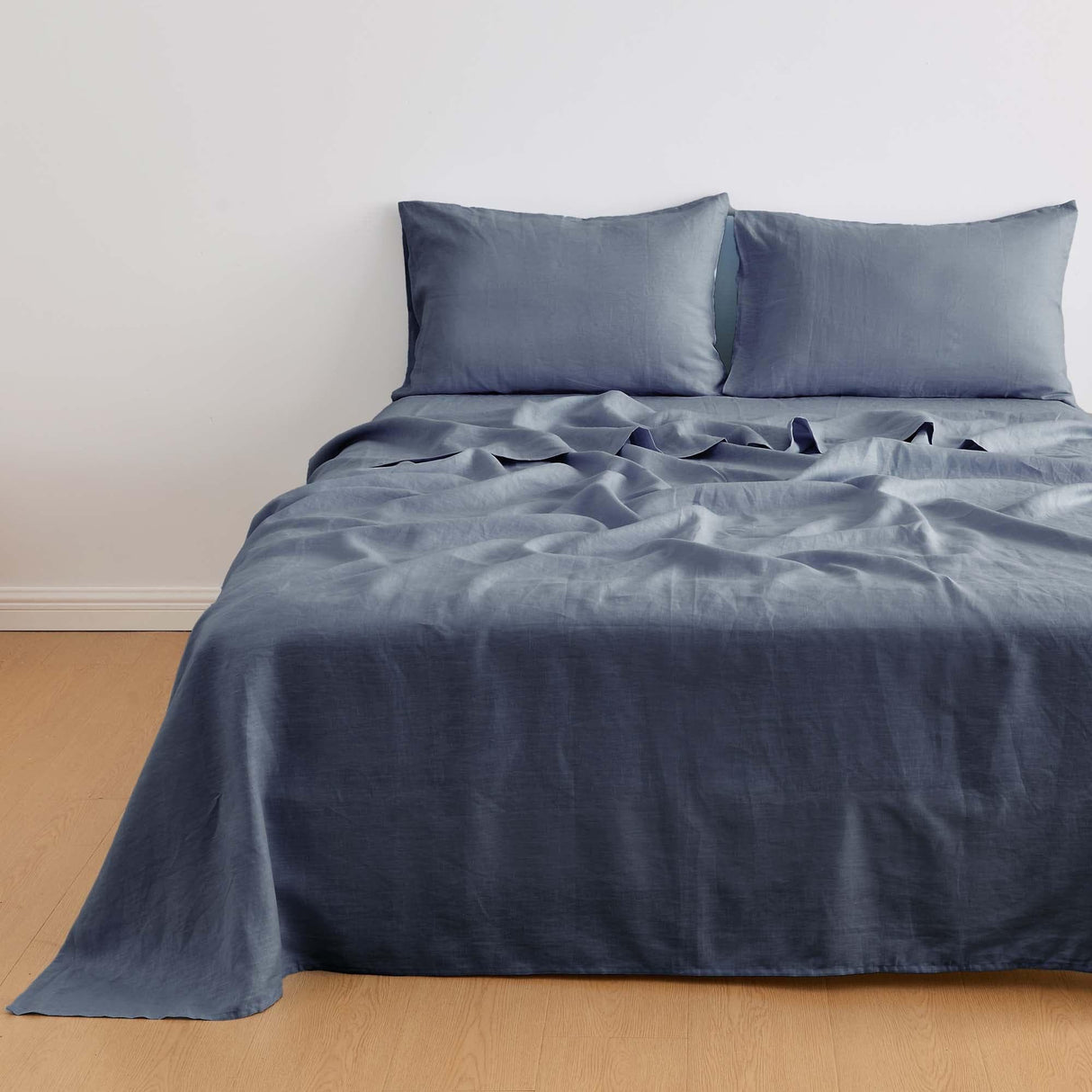 Great Bay Home Pillowcases 100% European Flax Linen Pillowcase Set 100% European Flax Linen Pillowcase Set