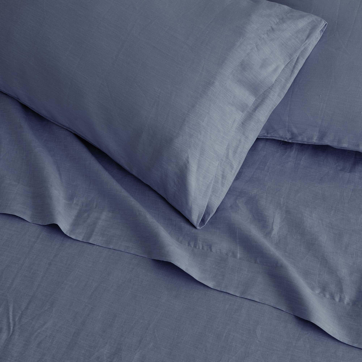 Great Bay Home Pillowcases 100% European Flax Linen Pillowcase Set 100% European Flax Linen Pillowcase Set