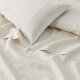 Great Bay Home Pillowcases 100% European Flax Linen Pillowcase Set 100% European Flax Linen Pillowcase Set