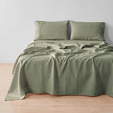 Great Bay Home Pillowcases 100% European Flax Linen Pillowcase Set 100% European Flax Linen Pillowcase Set
