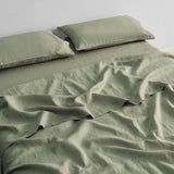 Great Bay Home Pillowcases 100% European Flax Linen Pillowcase Set 100% European Flax Linen Pillowcase Set