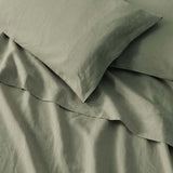 Great Bay Home Pillowcases 100% European Flax Linen Pillowcase Set 100% European Flax Linen Pillowcase Set