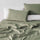 Great Bay Home Pillowcases King / Moss 100% European Flax Linen Pillowcase Set 100% European Flax Linen Pillowcase Set