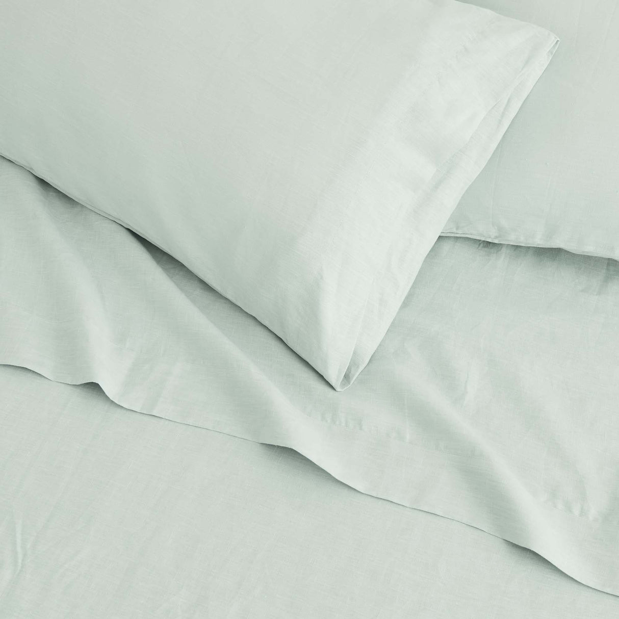 Great Bay Home Pillowcases 100% European Flax Linen Pillowcase Set 100% European Flax Linen Pillowcase Set