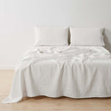 Great Bay Home Pillowcases 100% European Flax Linen Pillowcase Set 100% European Flax Linen Pillowcase Set