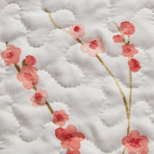 3-Piece Floral Quilt Set - Sakura Collection