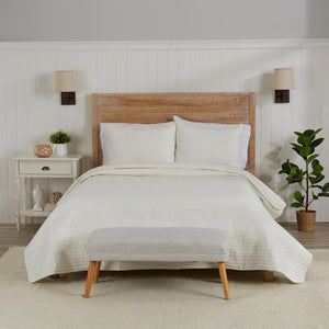 3-Piece Stripe Quilt - Madelina Collection