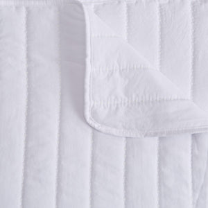 3-Piece Solid Striped Quilt - Virginia Collection