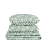 Green Seashell Quilt - Emerald Bay