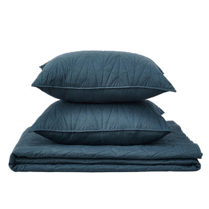 Oversized Geometric Pinsonic Quilt Set - Blakely Collection