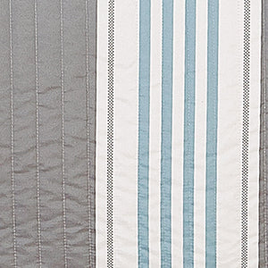 Striped Coral Quilt Set - St. Croix Collection