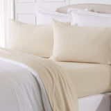 4-Piece Flannel Jersey Sheet - Cozy Flex Collection