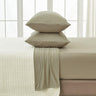 4-Piece Interlock Microfiber Sheet Set - Mackenna Collection