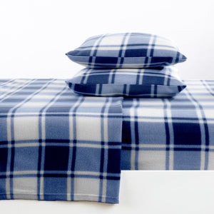 4-Piece Printed Fleece Sheet - Dara Collection