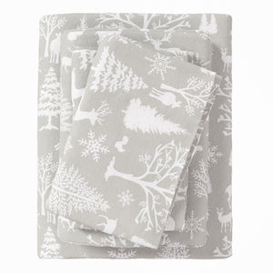 4-Piece Turkish Cotton Flannel Sheet - Lakeview Collection