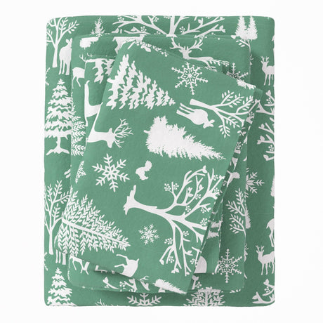 4-Piece Turkish Cotton Flannel Sheet - Lakeview Collection