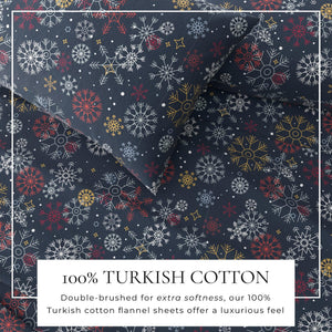 4-Piece Turkish Cotton Flannel Sheet - Lakeview Collection