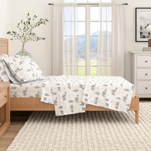 4-Piece Turkish Cotton Flannel Sheet - Lakeview Collection