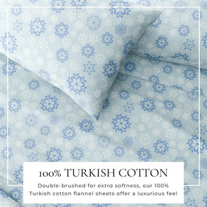 4-Piece Turkish Cotton Flannel Sheet Set - Stratton Collection