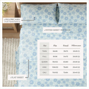 4-Piece Turkish Cotton Flannel Sheet Set - Stratton Collection