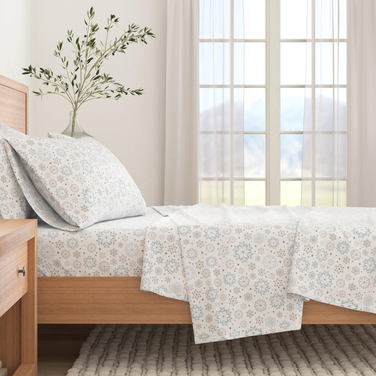 4-Piece Turkish Cotton Flannel Sheet - Stratton Collection