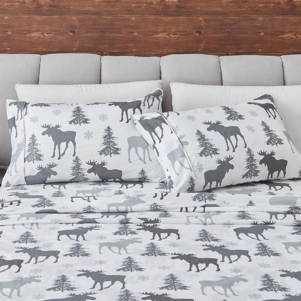 4-Piece Lodge Microfiber Sheet - Mountain Ridge Collection
