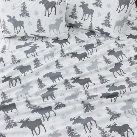 4-Piece Lodge Microfiber Sheet - Mountain Ridge Collection
